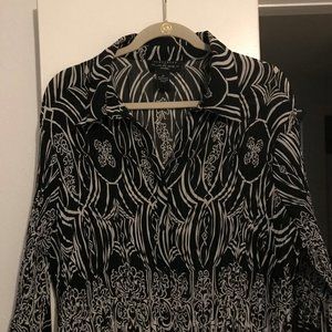 Separates by new york city design company WOMAN , 3X, black and white tunic.